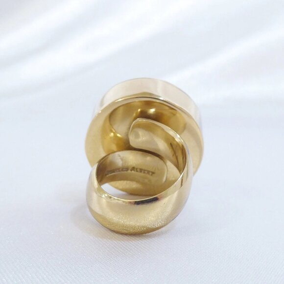 RARE - Charles Albert Lodolite Quartz Ring - vintage - Picture 7 of 8